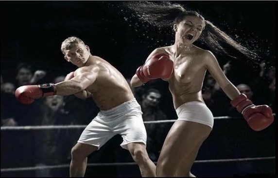 Бокс между мужчиной и женщиной